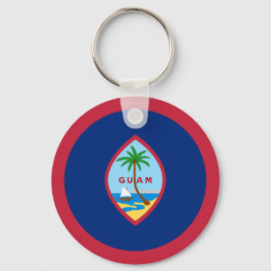 Flagge von Guam Schlüsselanhänger