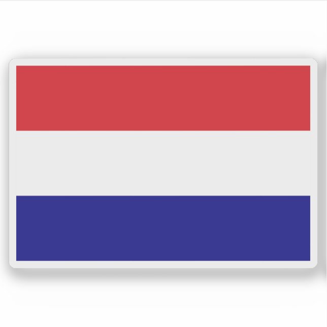 Flagge von Guaranda, Ecuador Aufkleber (Vorderseite)