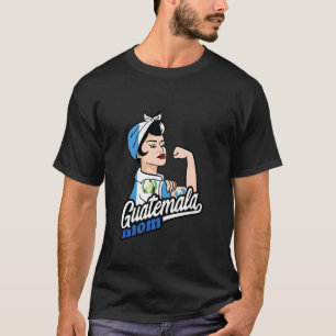 Flagge von Guatemala Mutter Starke Frau Guatemalte T-Shirt