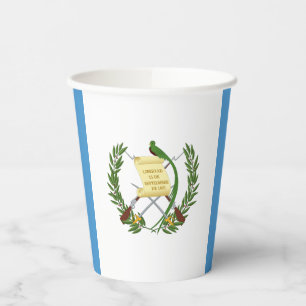 Flagge von Guatemala Pappbecher