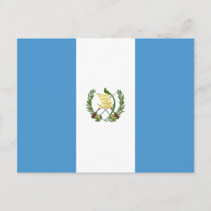 Flagge von Guatemala Postkarte
