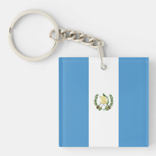 Flagge von Guatemala Schlüsselanhänger