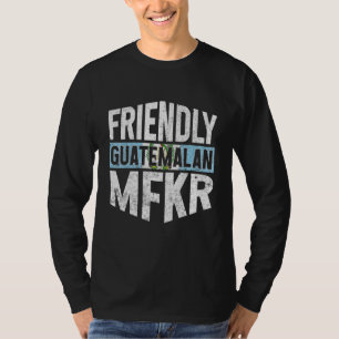Flagge von Guatemala Stolze guatemaltekische Männe T-Shirt