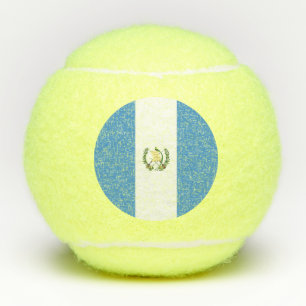 Flagge von Guatemala Tennisbälle