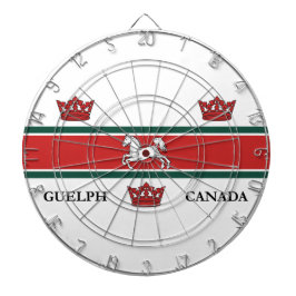 Flagge von Guelph (Ontario, Kanada) Dartscheibe