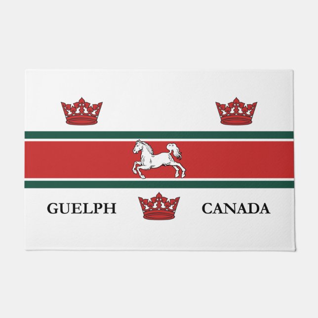 Flagge von Guelph (Ontario, Kanada) Fußmatte (Vorderseite)