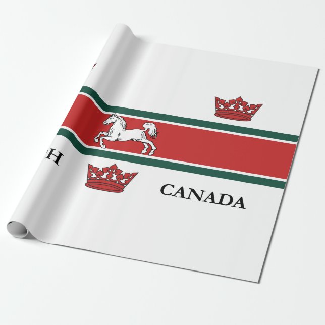Flagge von Guelph (Ontario, Kanada) Geschenkpapier (Ungerollt)