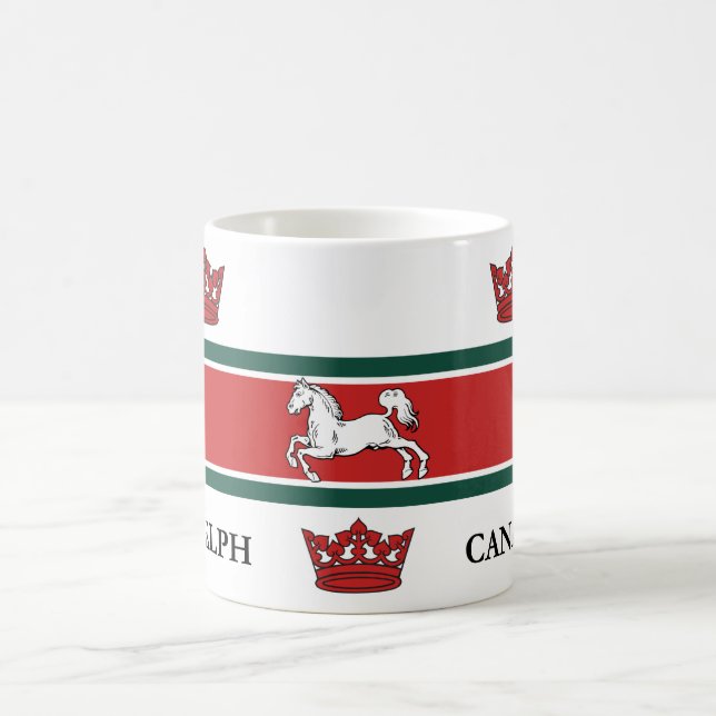 Flagge von Guelph (Ontario, Kanada) Kaffeetasse (Mittel)