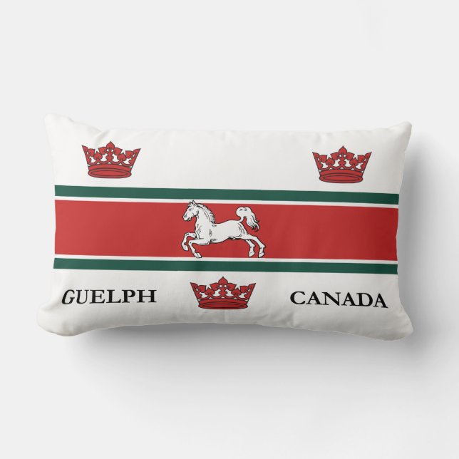 Flagge von Guelph (Ontario, Kanada) Lendenkissen (Vorderseite)