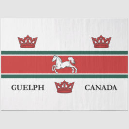 Flagge von Guelph (Ontario, Kanada) Seidenpapier
