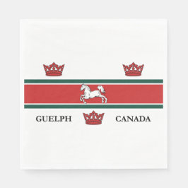 Flagge von Guelph (Ontario, Kanada) Serviette