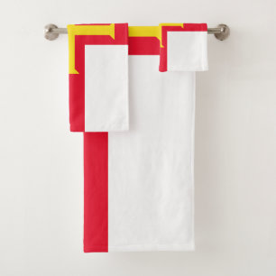 Flagge von Guernsey Badhandtuch Set
