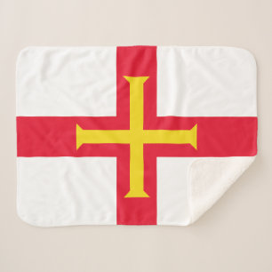 Flagge von Guernsey Sherpadecke