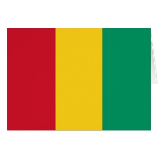 Flagge von Guinea (Vorderseite (Horizontal))