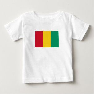 Flagge von Guinea Baby T-shirt