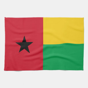 Flagge von Guinea-Bissau Geschirrtuch