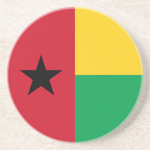 Flagge von Guinea-Bissau Getränkeuntersetzer