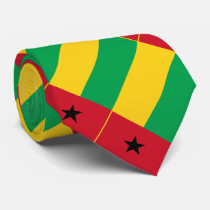 Flagge von Guinea-Bissau Krawatte