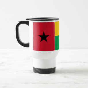 Flagge von Guinea-Bissau Reisebecher