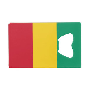 Flagge von Guinea Geldbeutel Flaschenöffner