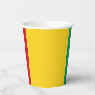 Flagge von Guinea Pappbecher