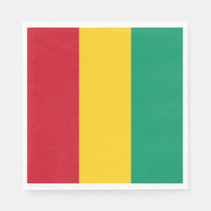 Flagge von Guinea Serviette