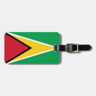 Flagge von Guyana Easy ID Persönlich Gepäckanhänger