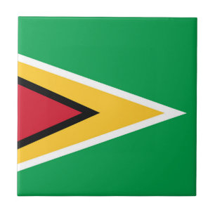 Flagge von Guyana Fliese