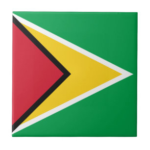 Flagge von Guyana Fliese