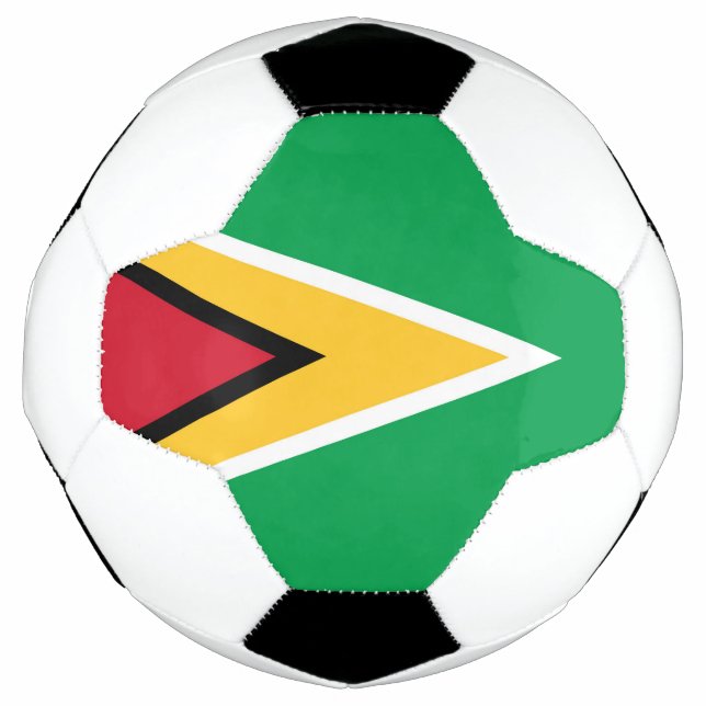Flagge von Guyana Fußball (Vorderseite)