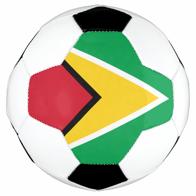 Flagge von Guyana Fußball (Vorderseite)