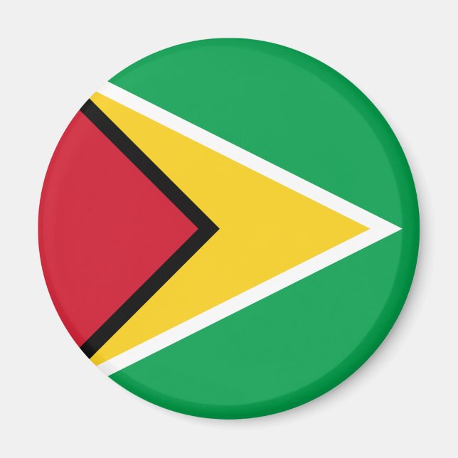 Flagge von Guyana Magnet (Vorne)