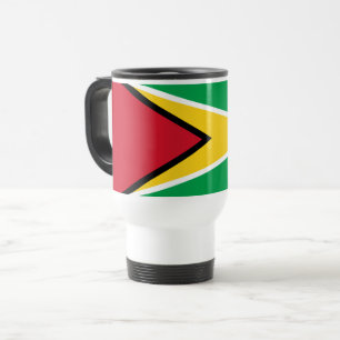 Flagge von Guyana Reisebecher