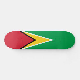 Flagge von Guyana Skateboard