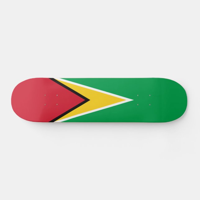 Flagge von Guyana Skateboard (Horizontal)