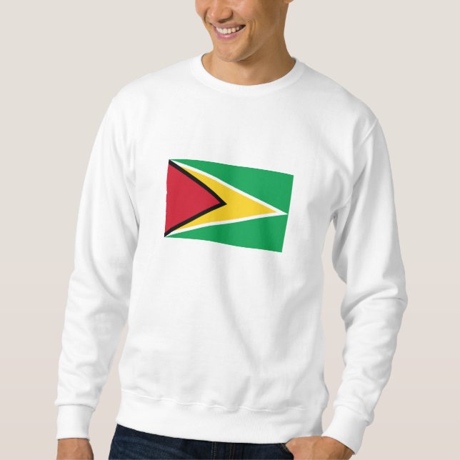 Flagge von Guyana Sweatshirt (Vorderseite)