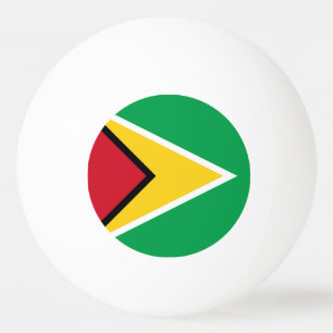 Flagge von Guyana Tischtennisball