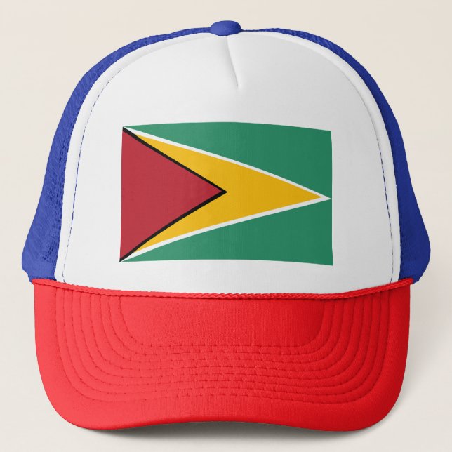Flagge von Guyana Truckerkappe (Vorderseite)