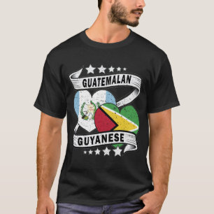 Flagge von Guyana und Guatemala T-Shirt