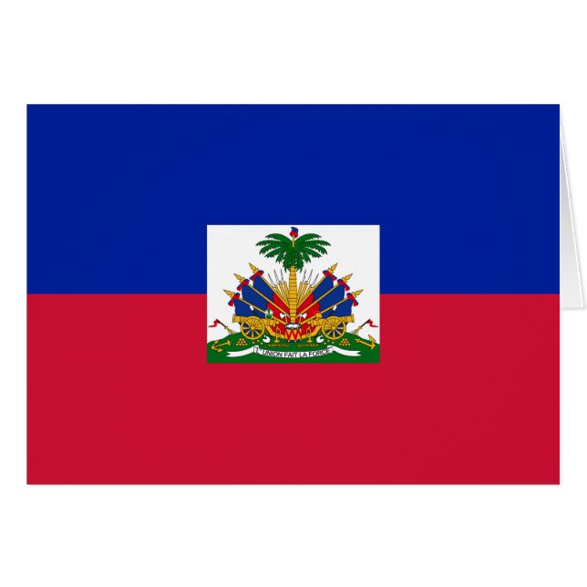 Flagge von Haiti (Vorderseite (Horizontal))