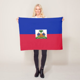 Flagge von Haiti Fleecedecke