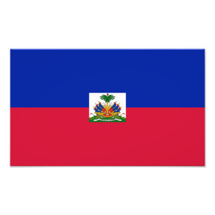 Flagge von Haiti Fotodruck