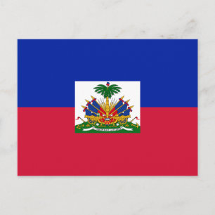 Flagge von Haiti Postkarte