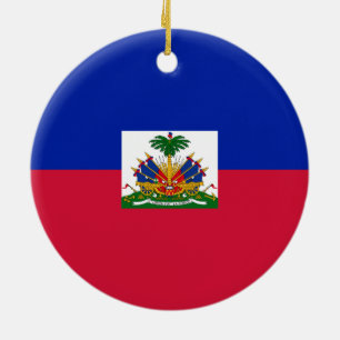 Flagge von Haiti-Verzierung Keramikornament