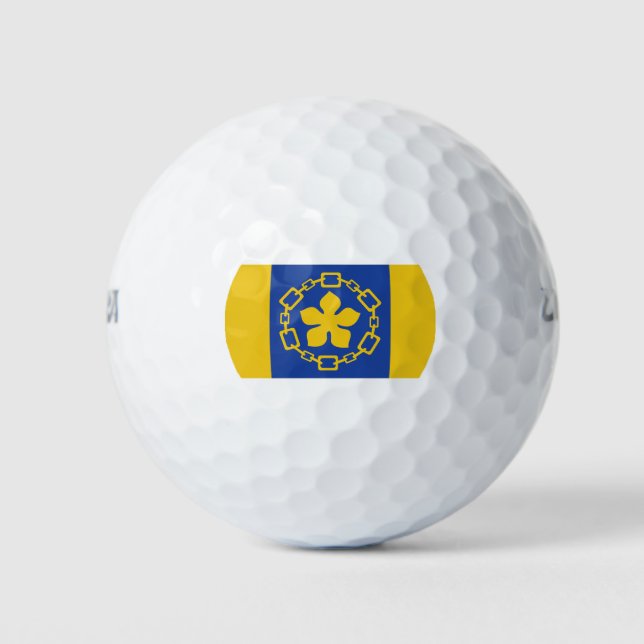 Flagge von Hamilton, Ontario Golf Balls Golfball (Vorderseite)