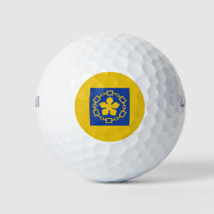 Flagge von Hamilton, Ontario Golf Balls Golfball