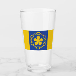 Flagge von Hamilton (Ontario, Kanada) Glas