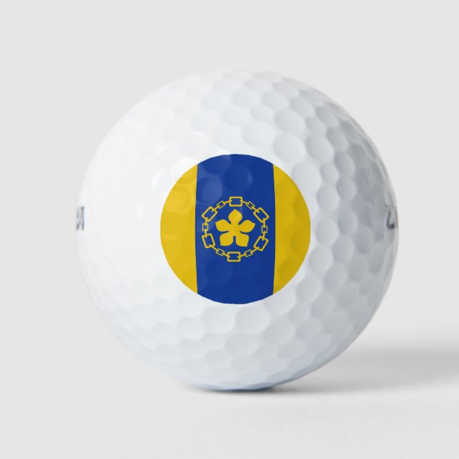 Flagge von Hamilton (Ontario, Kanada) Golfball (Vorderseite)