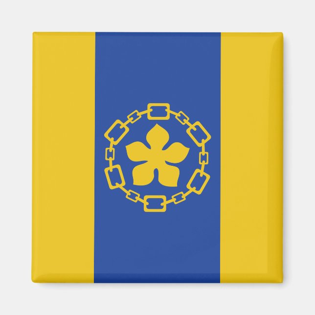 Flagge von Hamilton (Ontario, Kanada) Magnet (Vorne)