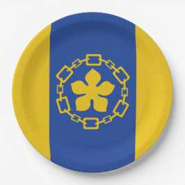 Flagge von Hamilton (Ontario, Kanada) Pappteller